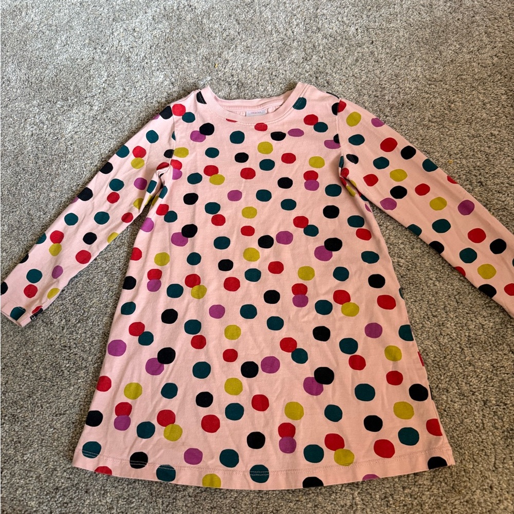 Hannah Anderson Colorful Polka Dot Long Sleeve Tunic/Dress